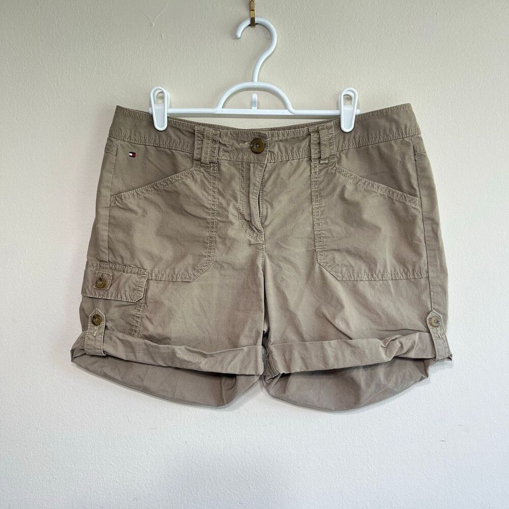 Tommy Hilfiger Tan Cargo Shorts 6 Women